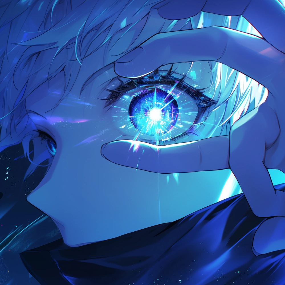 ảnh đôi mắt anime dễ thương 