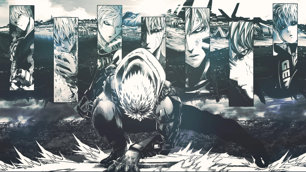 ảnh Genos One Punch Man phong cách anime