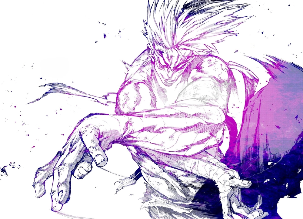 hình ảnh One Punch Man khi đang chiến đấu