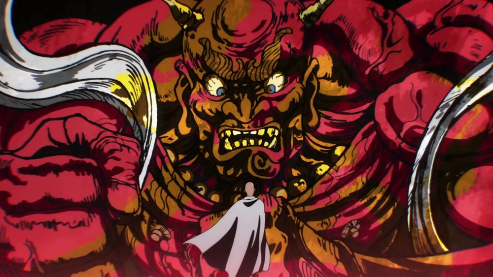 ảnh One Punch Man trong khung cảnh u ám
