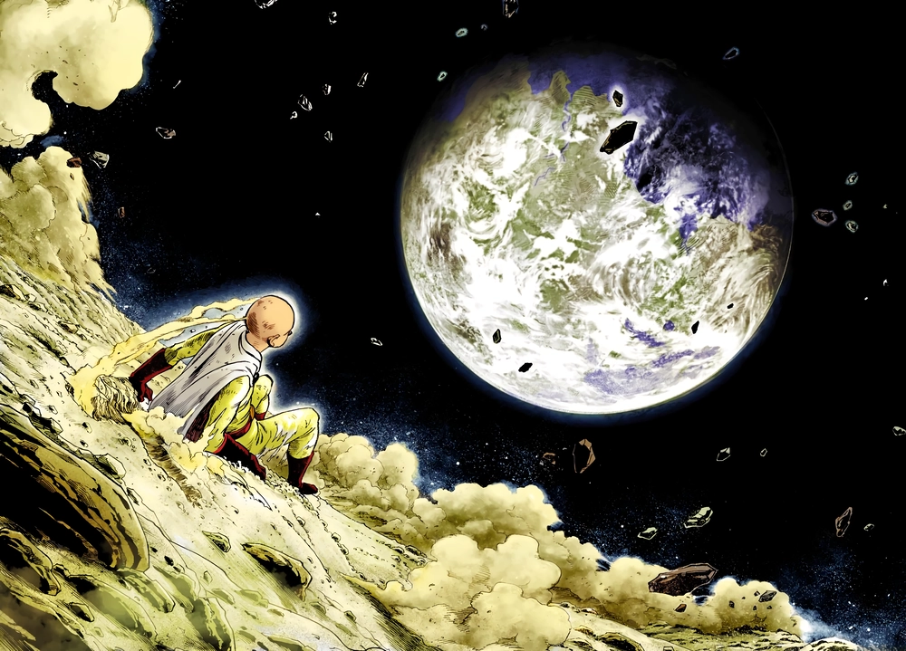 ảnh One Punch Man vẽ tay anime