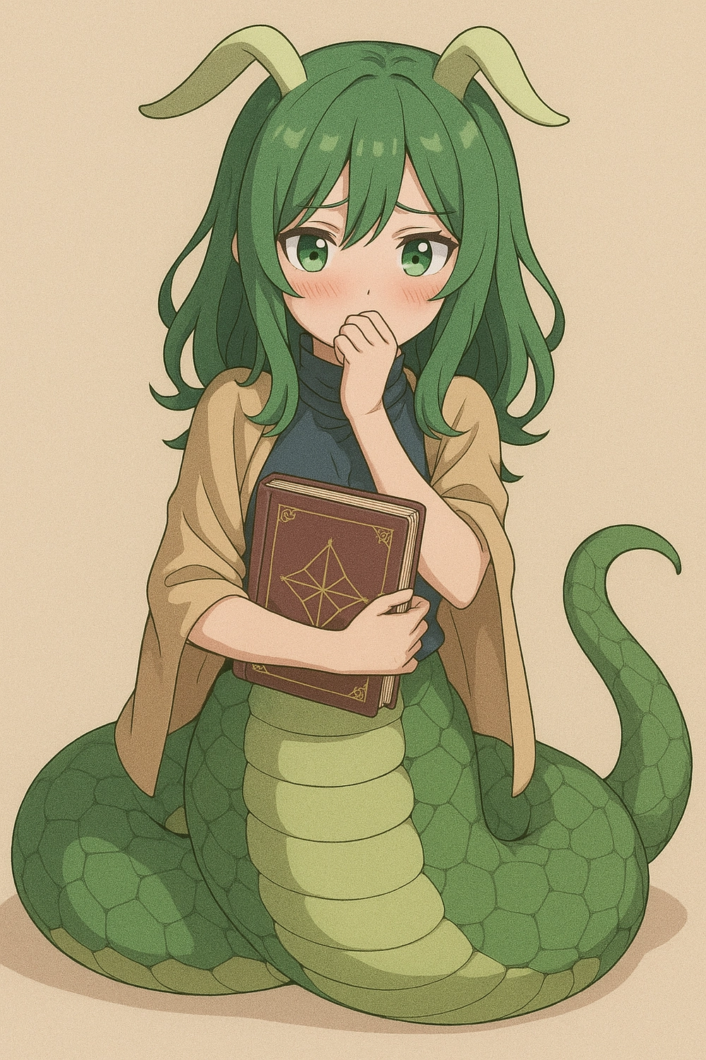 hình ảnh rắn cute phiên bản hoạt hình anime 