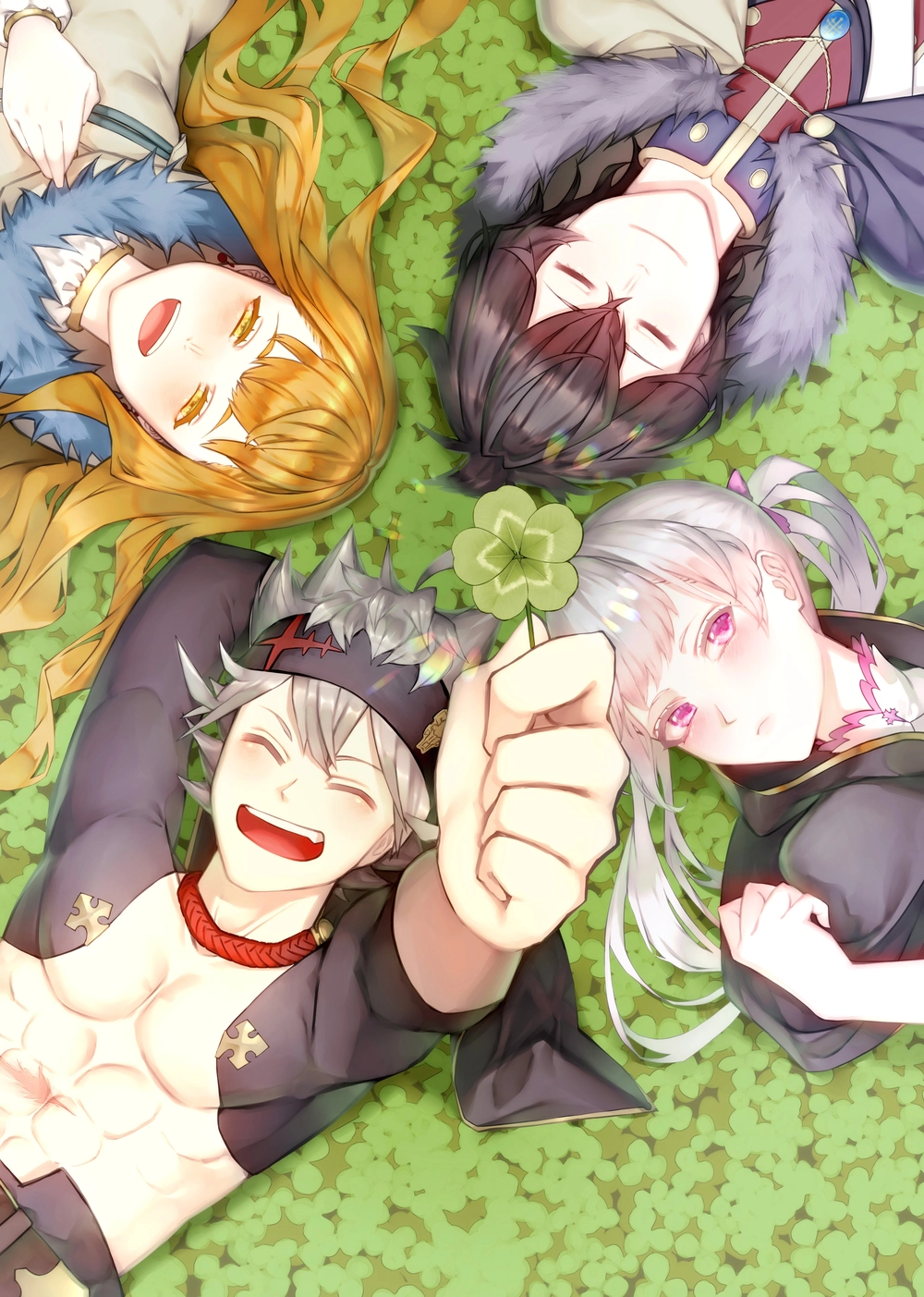 ảnh black clover anime phong cách nghệ thuật 