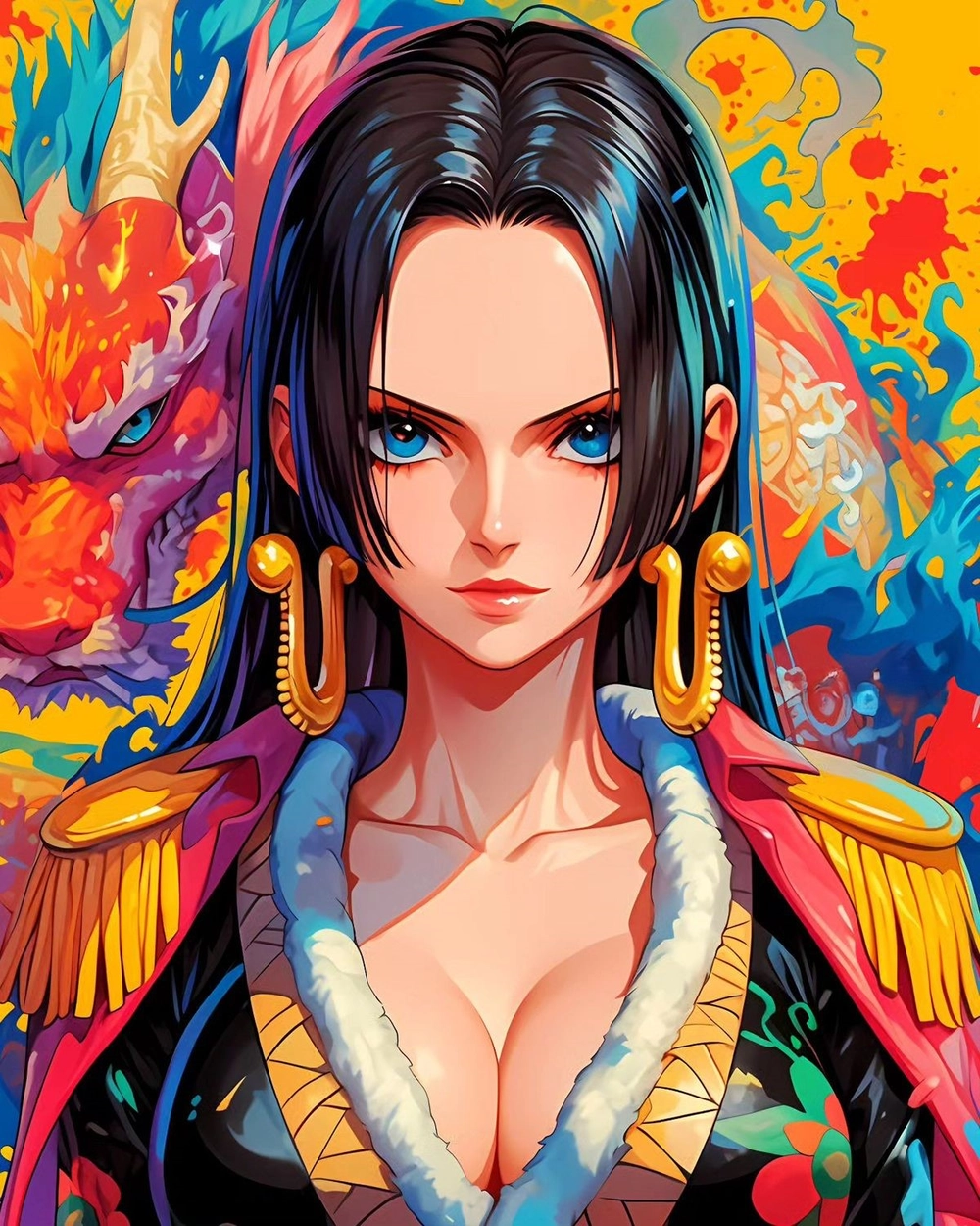 ảnh boa hancock ngầu trong one piece 
