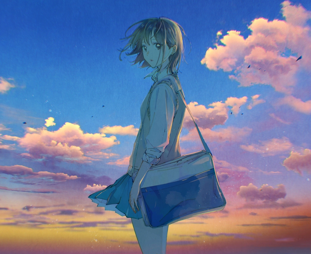 hình anime blue box chinatsu 