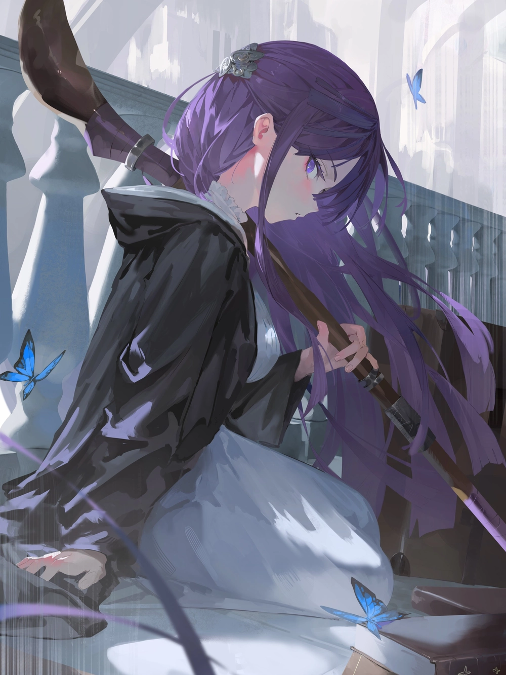 ảnh fern anime phối cảnh đẹp 