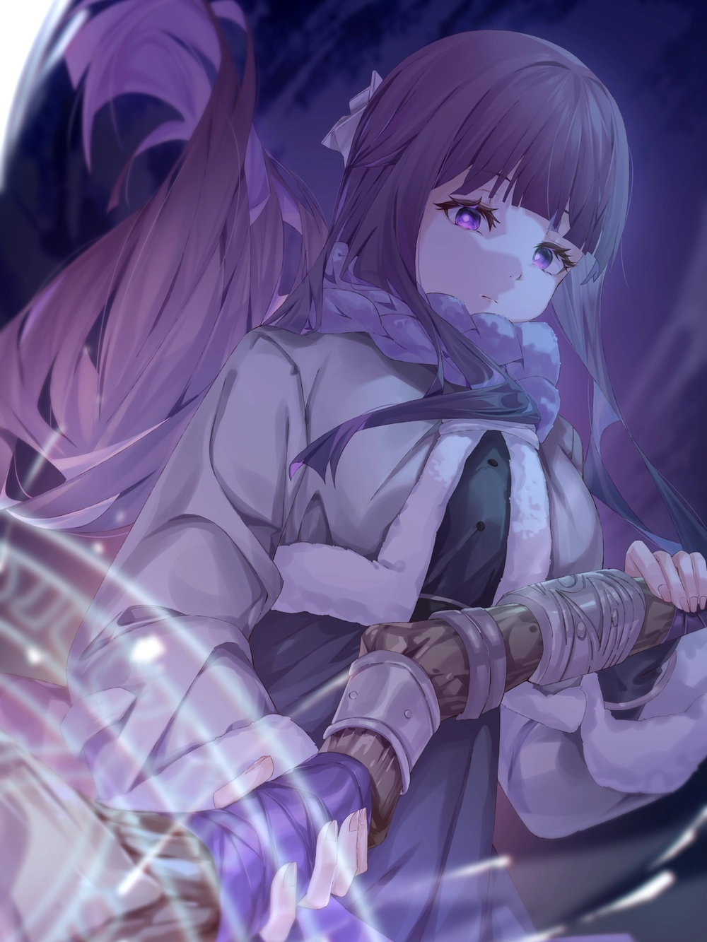 ảnh sousou no frieren fern ấn tượng 