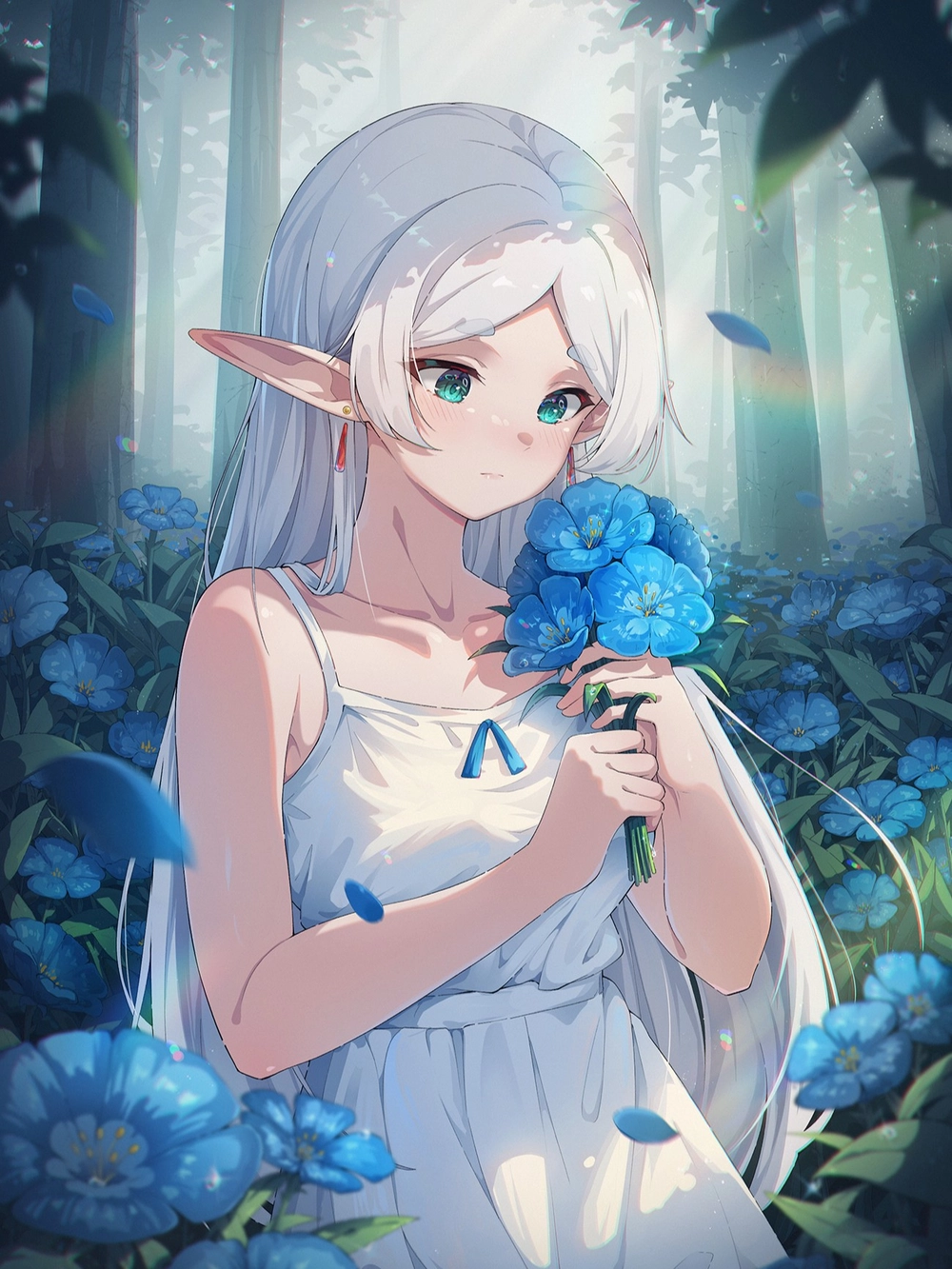 ảnh frieren anime phiên bản hoạt họa chất lượng cao 
