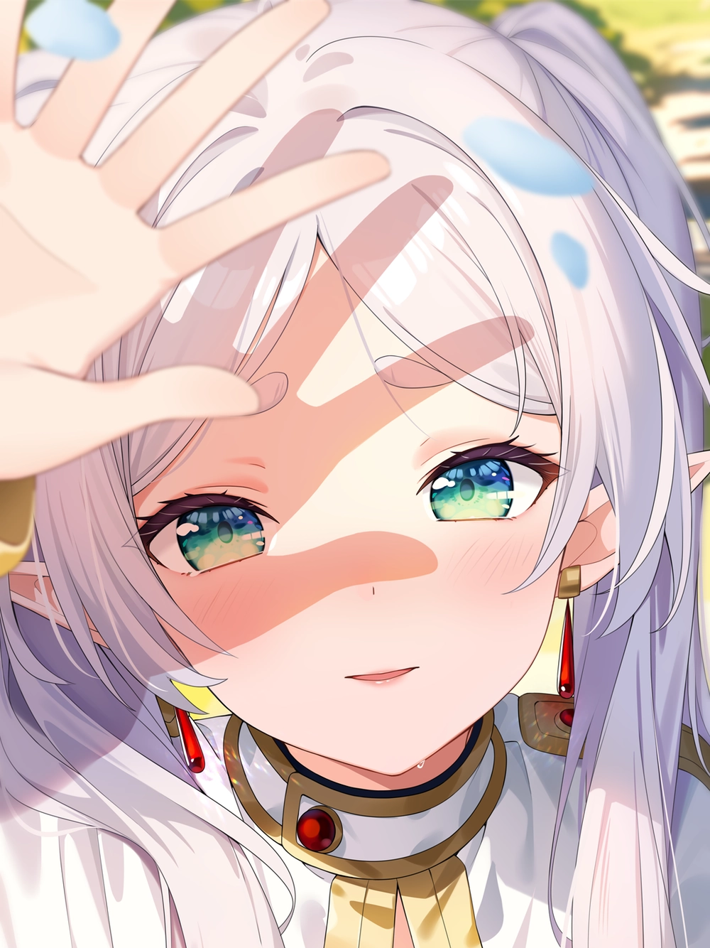 ảnh frieren chibi đáng yêu trong anime 