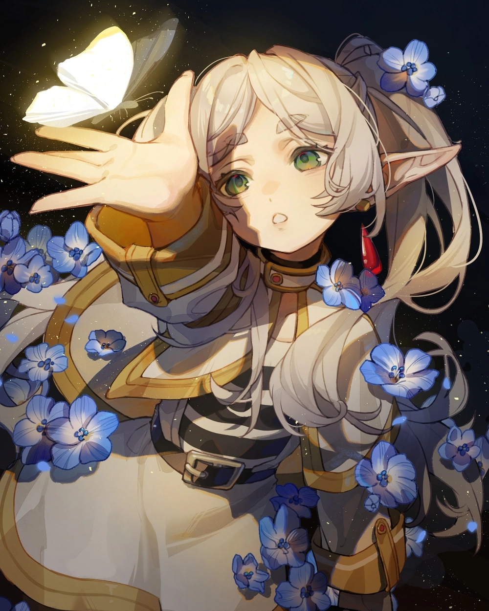 hình vẽ frieren tiễn đưa ký ức trong anime