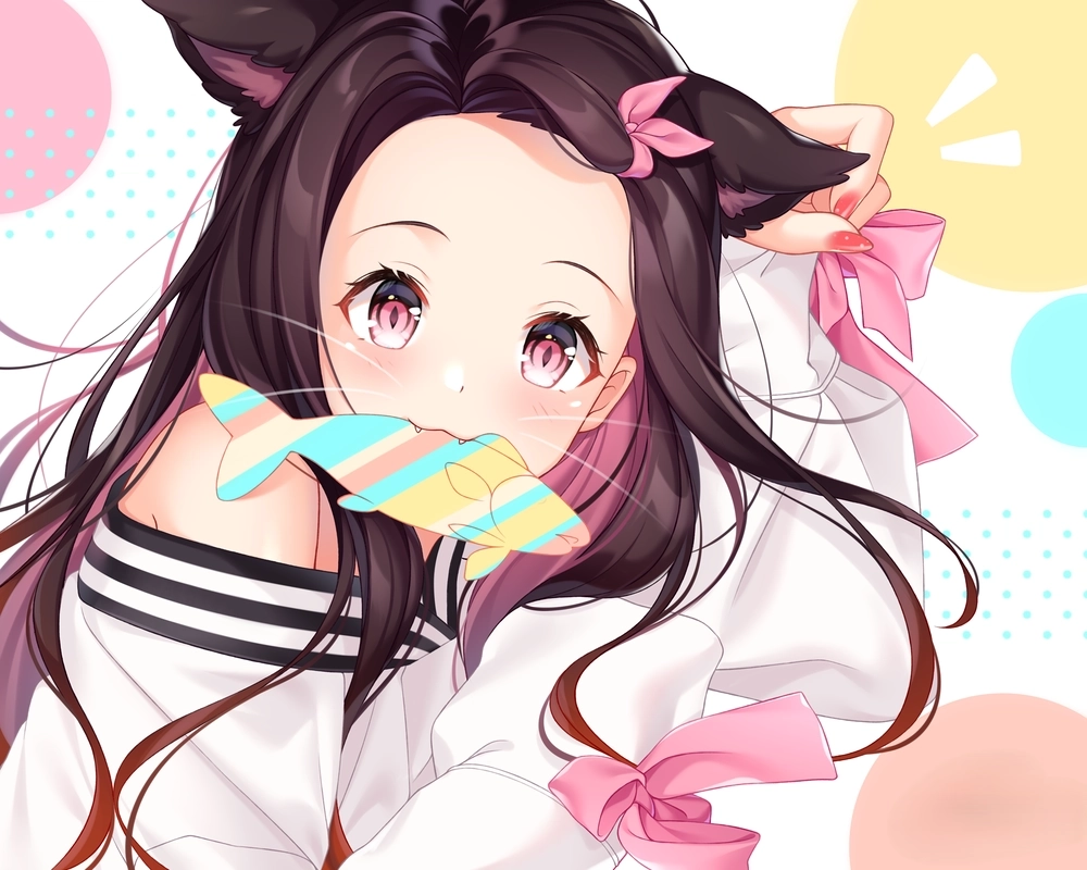 ảnh gái xinh anime ngầu ánh mắt sắc lạnh 