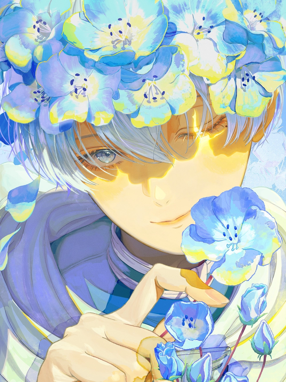 hình ảnh himmel trong anime 