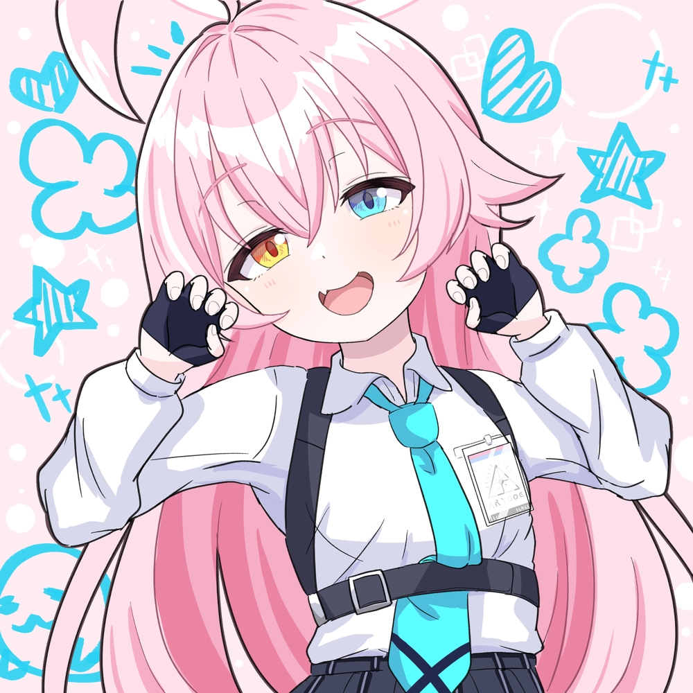 bức ảnh Hoshino anime với biểu cảm dễ thương và đôi mắt to tròn. 