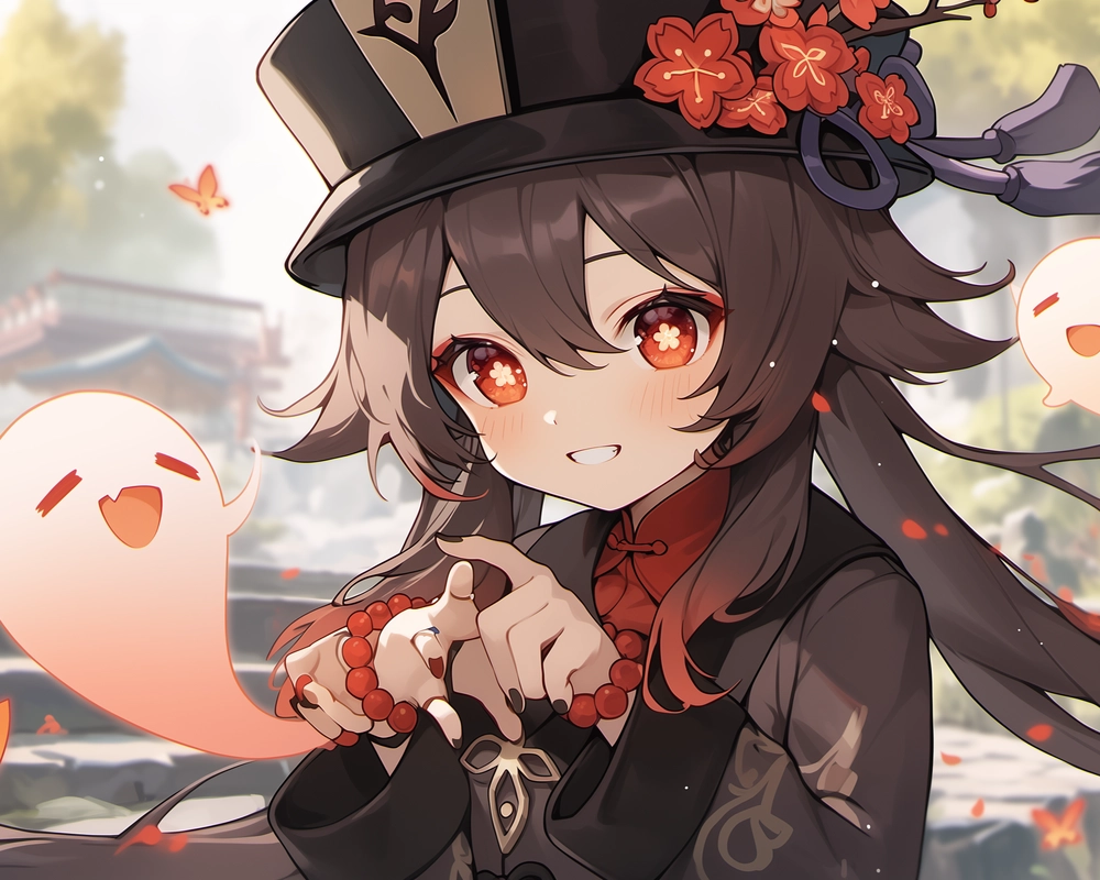 ảnh hutao chibi 