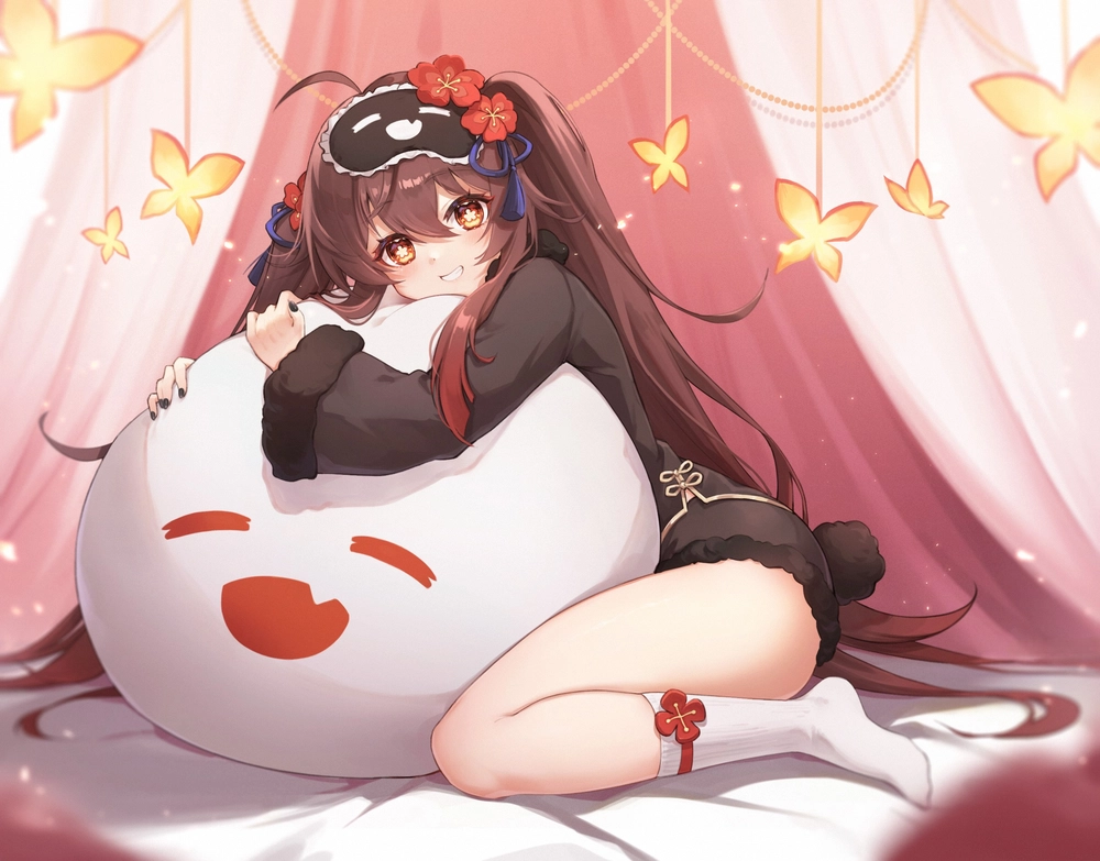 ảnh hutao cute cho fan genshin 