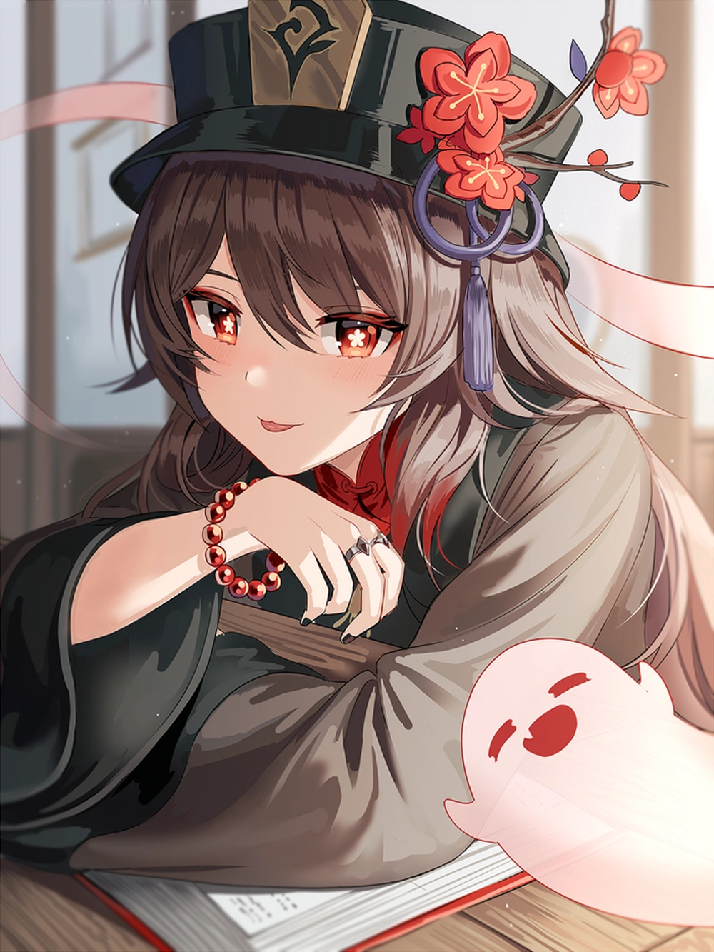 ảnh anime hutao dễ thương ngầu 