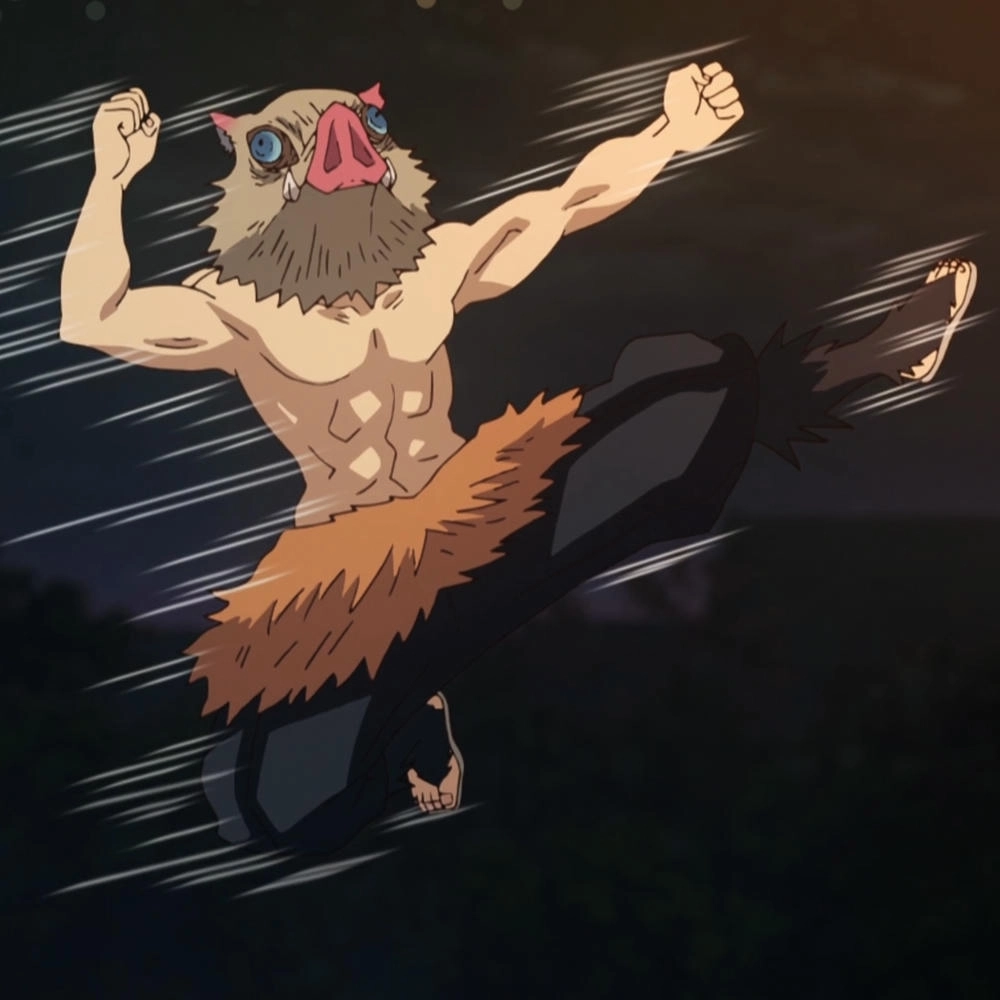 hình ảnh inosuke nổi bật trong kimetsu no yaiba 