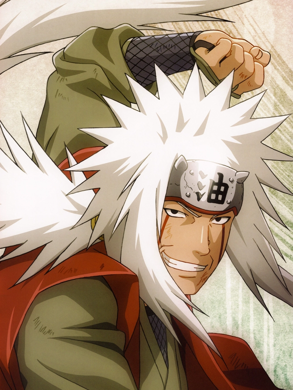 hình ảnh Jiraiya thể hiện tinh thần samurai 