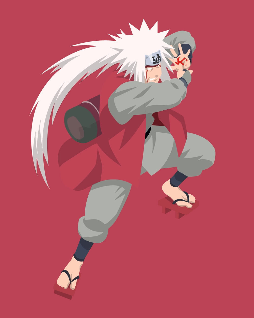 ảnh Jiraiya ngầu nhất trong truyện 