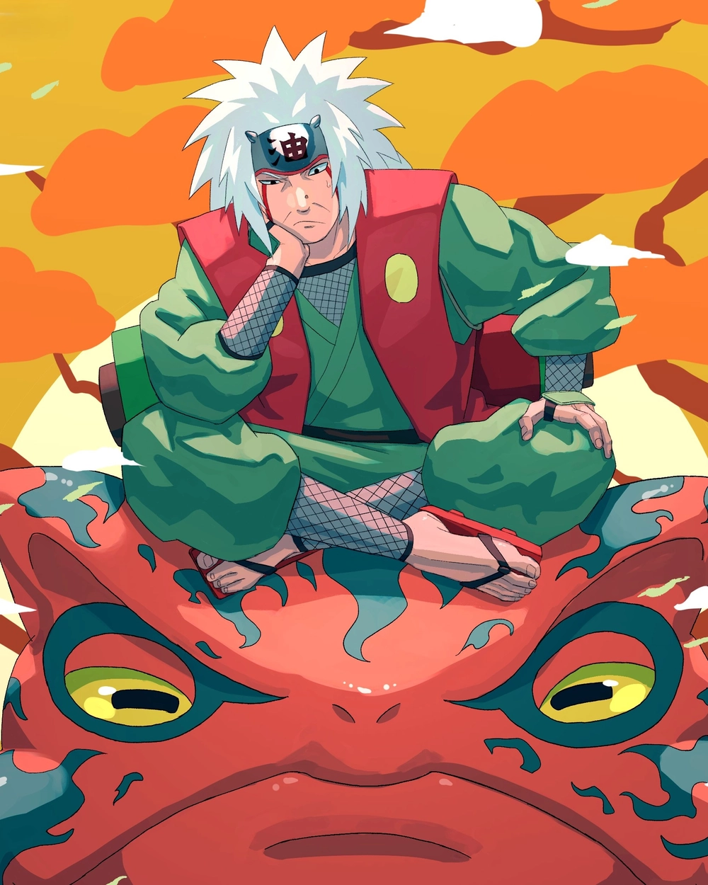 hình nền Jiraiya cho điện thoại và máy tính 