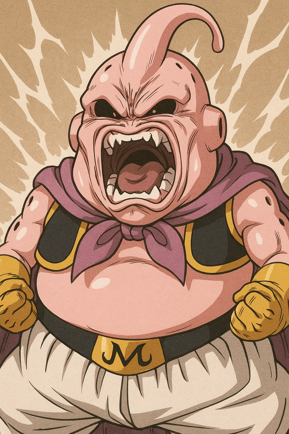 ảnh majin buu phiên bản ác 