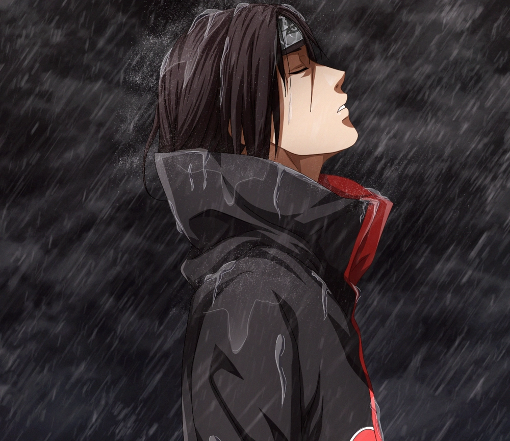 ảnh mưa anime naruto 