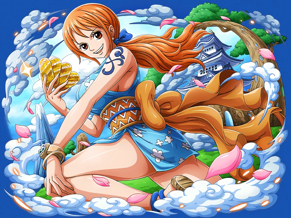 hình nami full hd trong anime one piece 