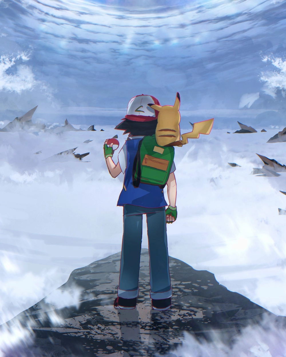 ảnh đẹp về satoshi trong phim pokemon 