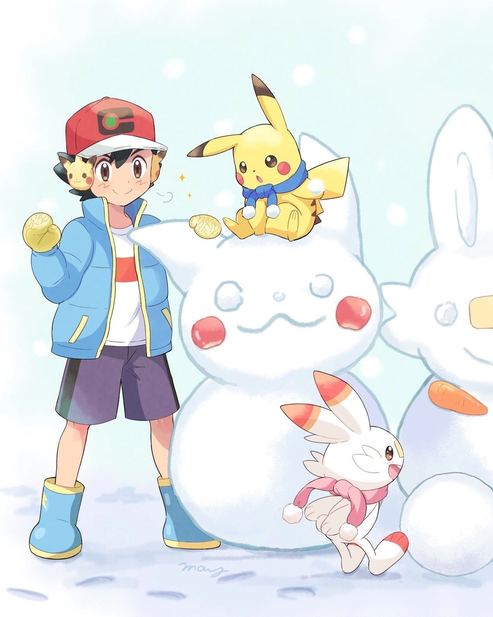 hình ảnh huấn luyện viên pokemon satoshi 