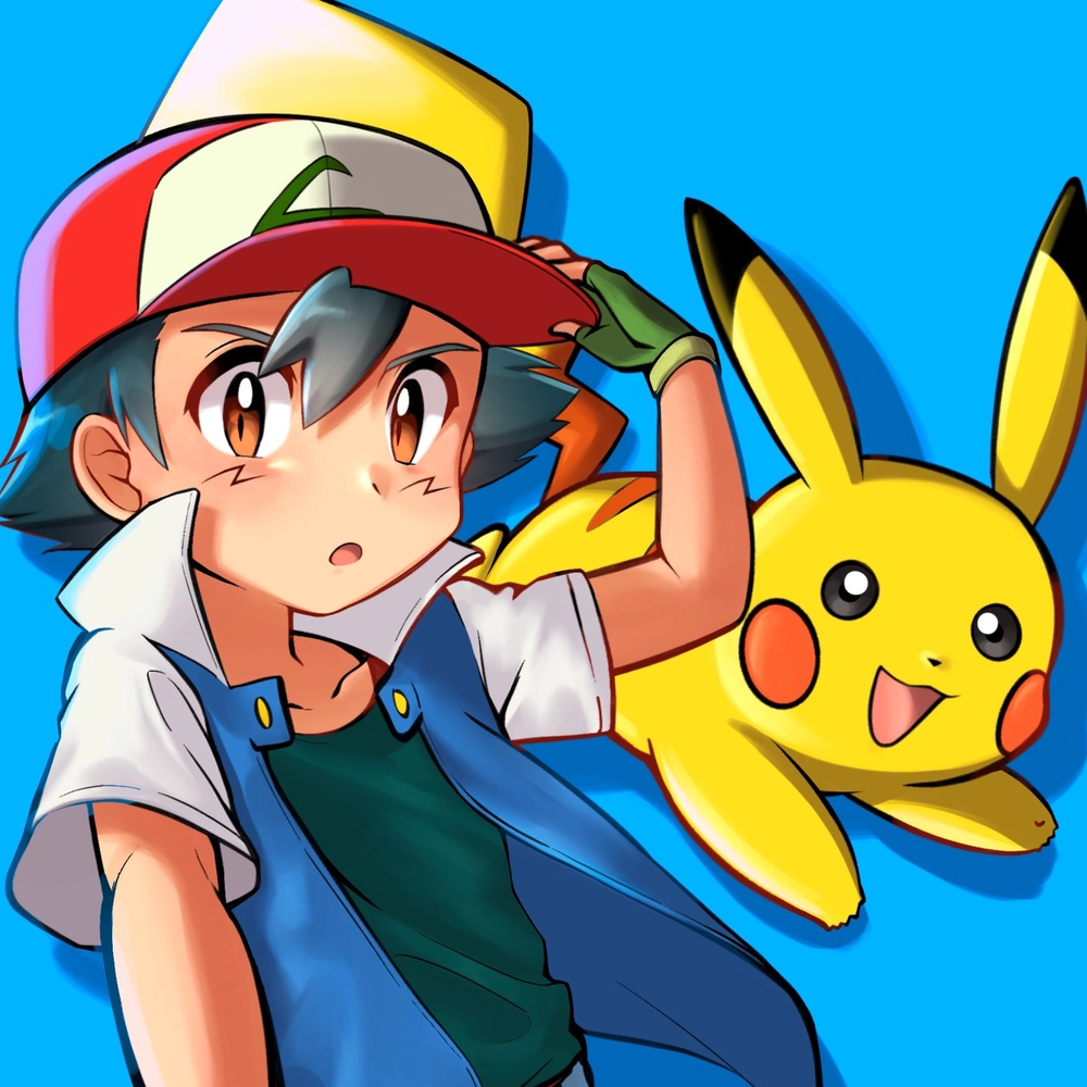 hình satoshi và pikachu đáng nhớ 