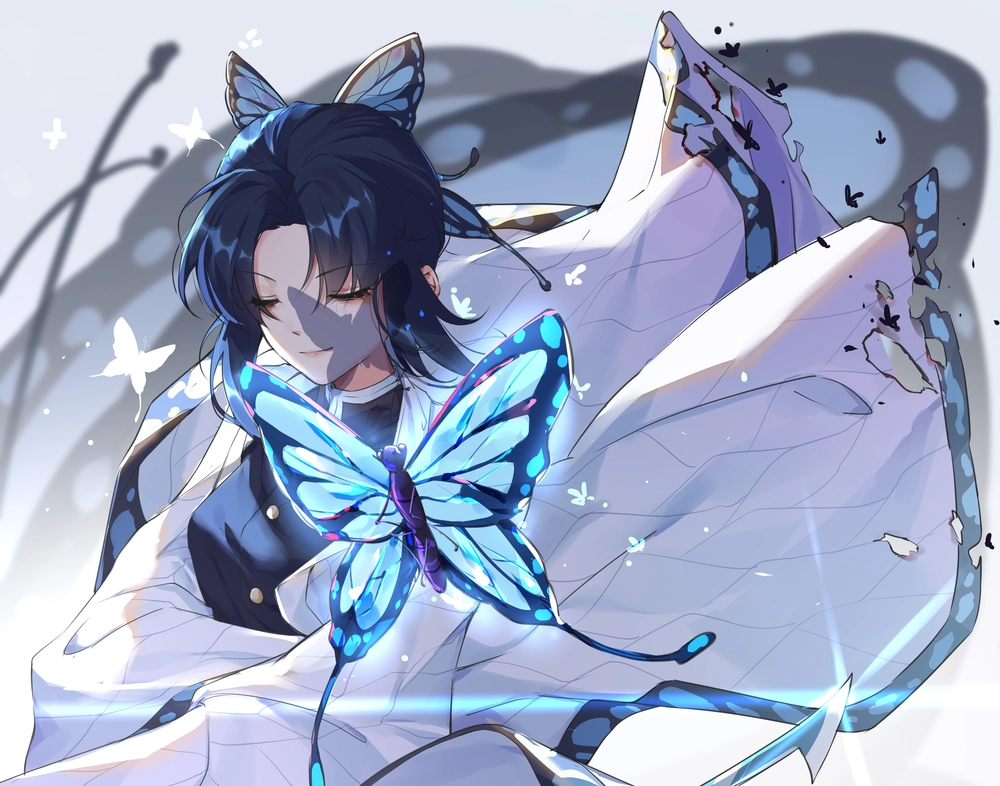 ảnh shinobu chết cảm động 