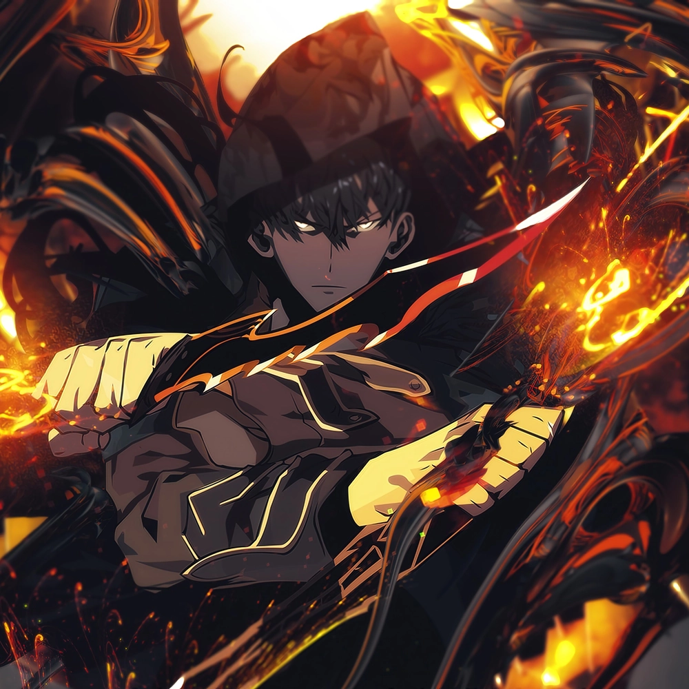 hình ảnh anime solo leveling đẹp 