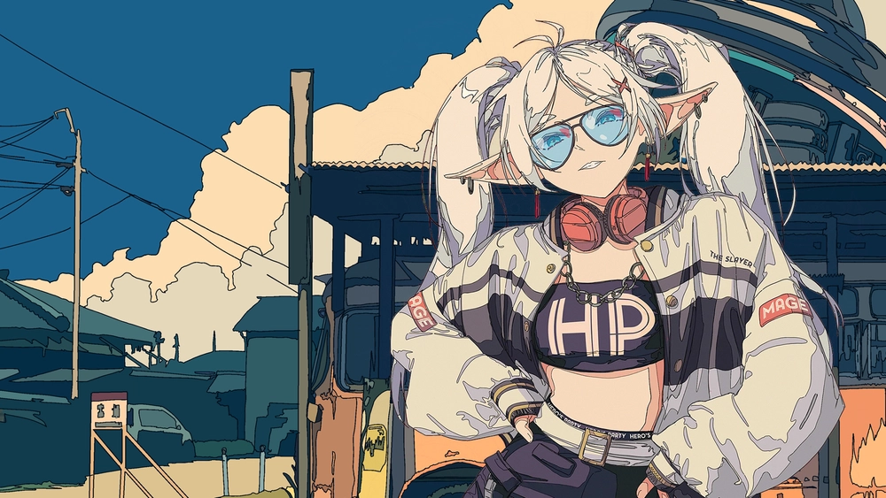 ảnh anime frieren pháp sư tiễn táng độc đáo, thu hút