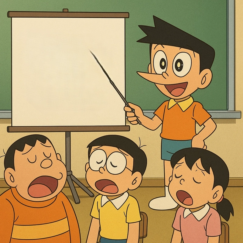 hình ảnh suneo ngầu trong phim hoạt hình 
