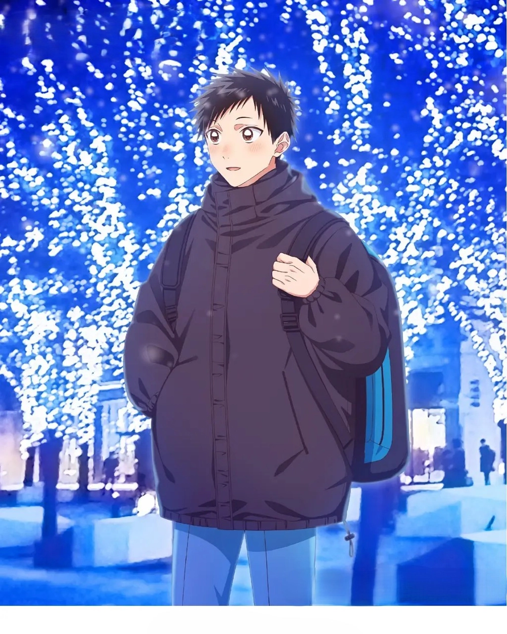 ảnh chính diện taiki inomata manga blue box