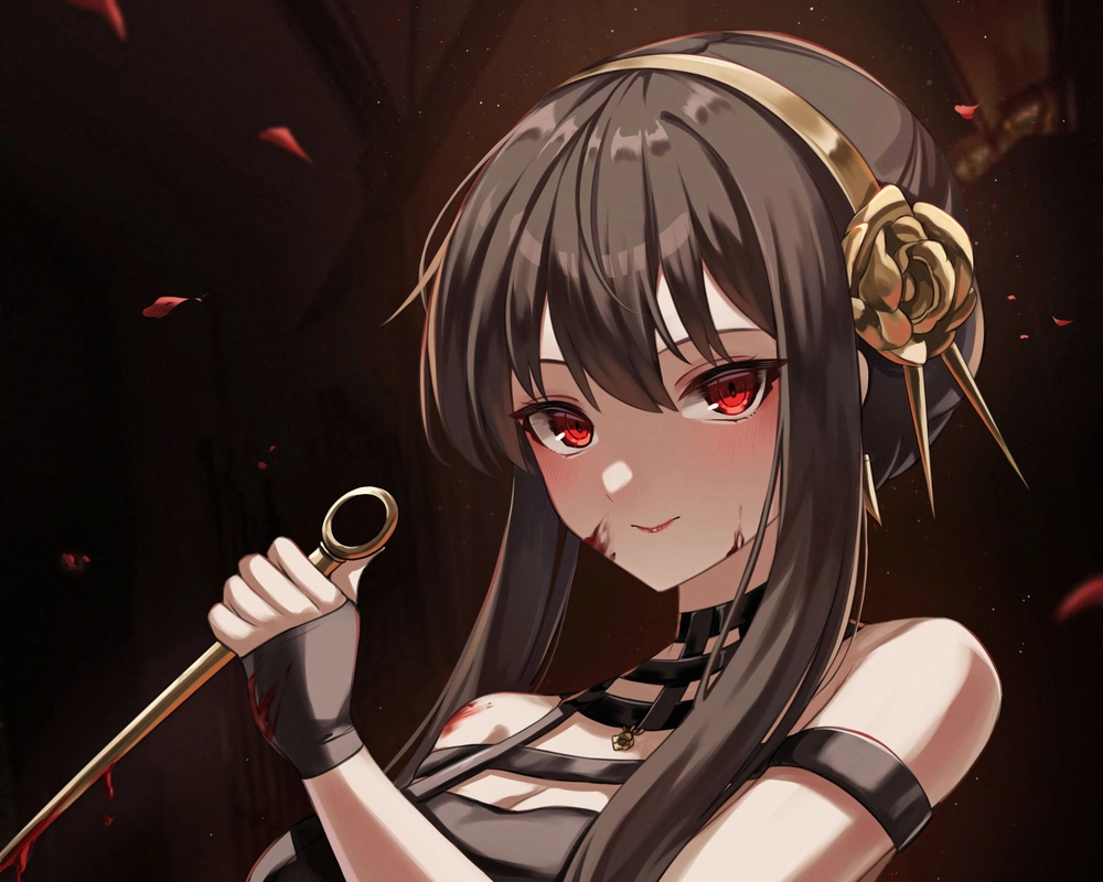 ảnh yor spy x family nét vẽ anime 