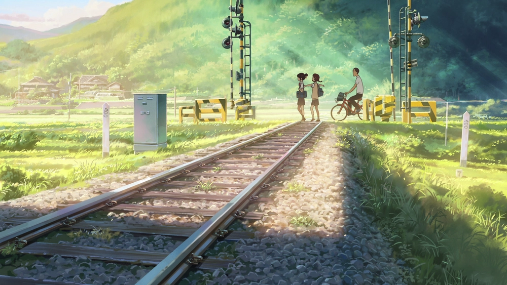 ảnh phong cảnh đẹp trong anime nổi tiếng Your Name 