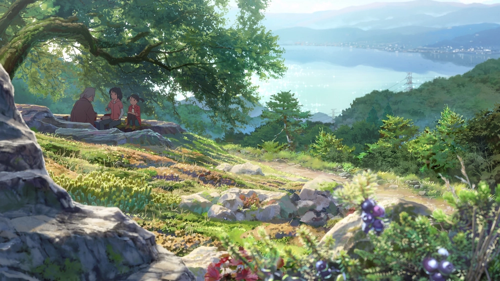 ảnh phong cảnh anime Your Name nghệ thuật 