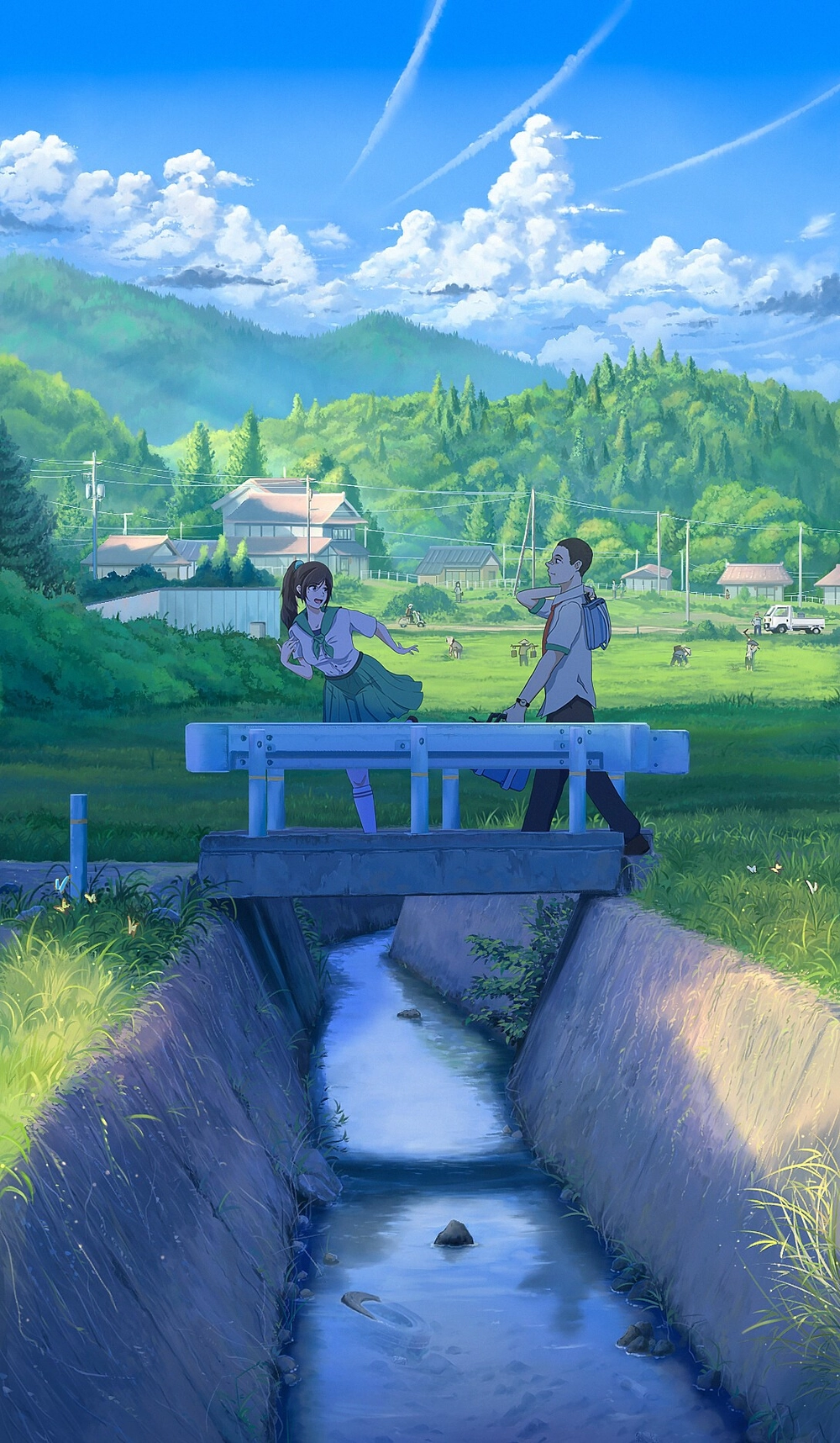 ảnh anime lãng mạn từ phim Your Name 