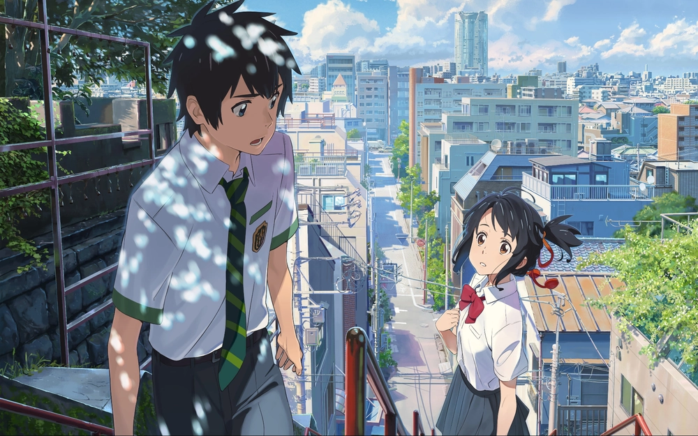 ảnh anime Your Name phong cách nghệ thuật Nhật 