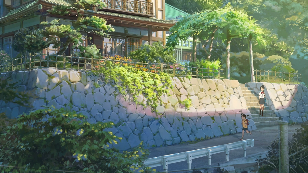cảnh đẹp trong anime Your Name nổi bật 
