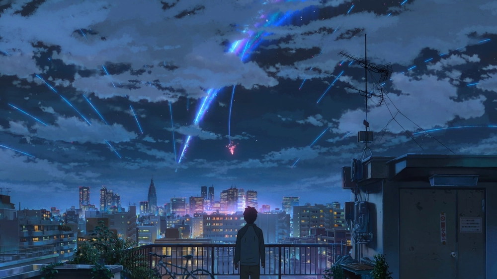 ảnh cảnh đêm your name 