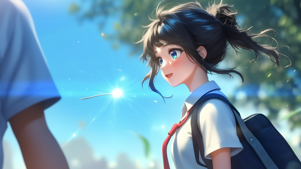 ảnh nghệ thuật từ bộ phim Your Name 