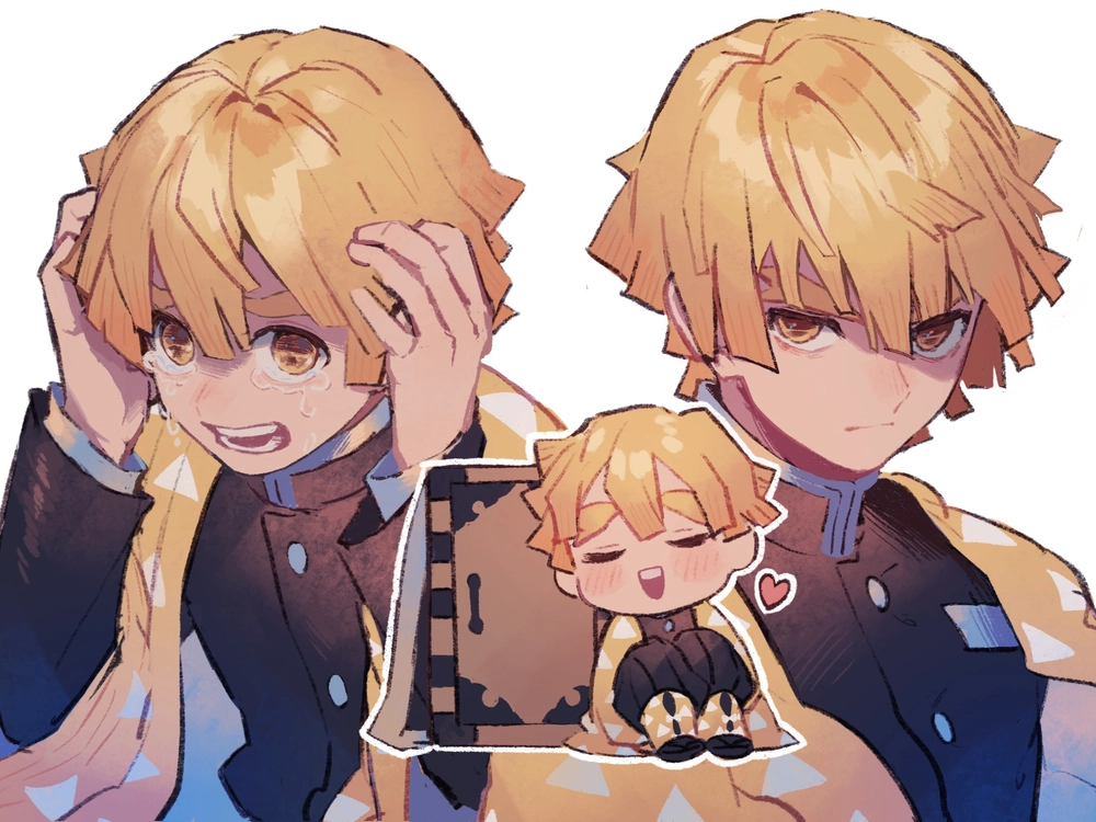 ảnh zenitsu chibi 