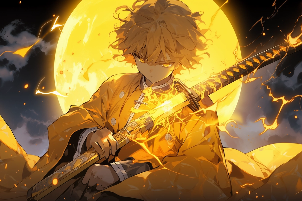 ảnh anime zenitsu đẹp 