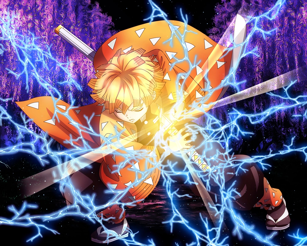 ảnh zenitsu ngầu 