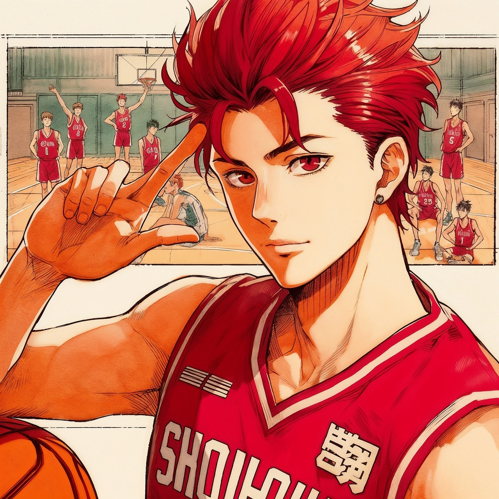hình ảnh bóng rổ anime sống động 