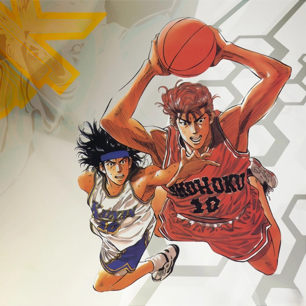ảnh anime bóng rổ đầy đam mê 