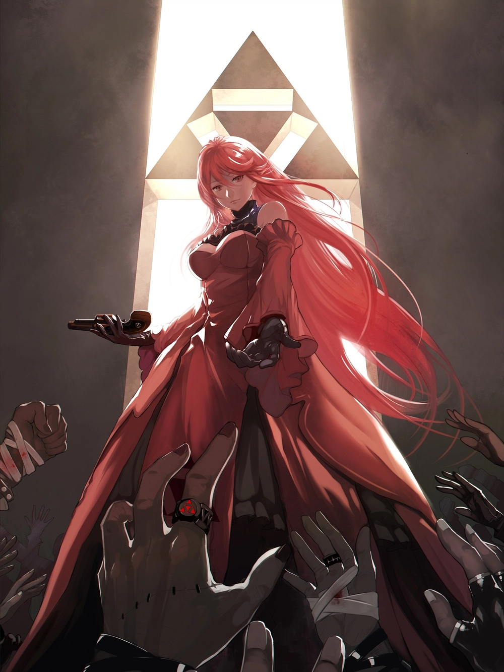 anime tóc đỏ huyền bí 
