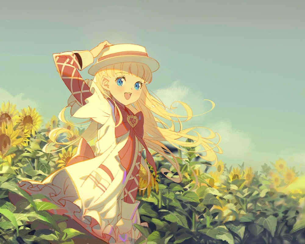 tóc vàng anime với phong cách độc đáo 